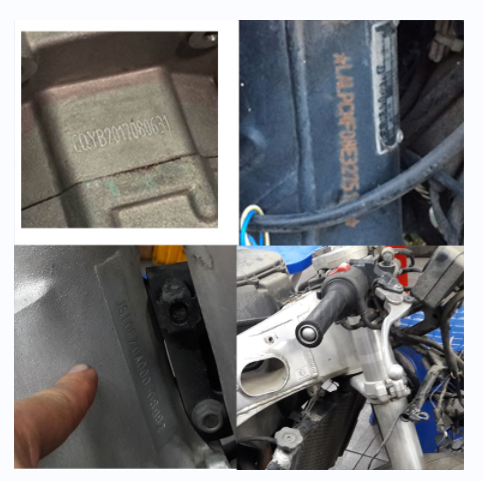  摩托車車架號(hào)在哪里，怎么檢查摩托車的車架號(hào)？